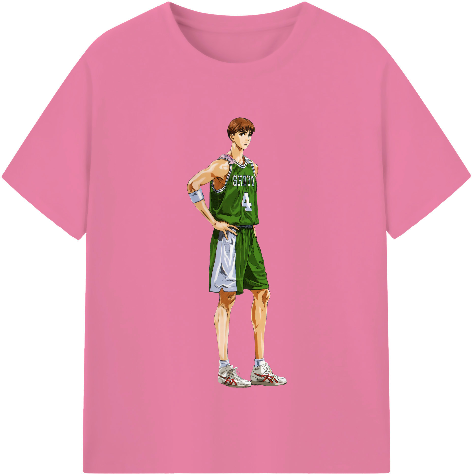 SLAM DUNK／スラムダンク 綿100％半袖Tシャツ（フロントプリント）